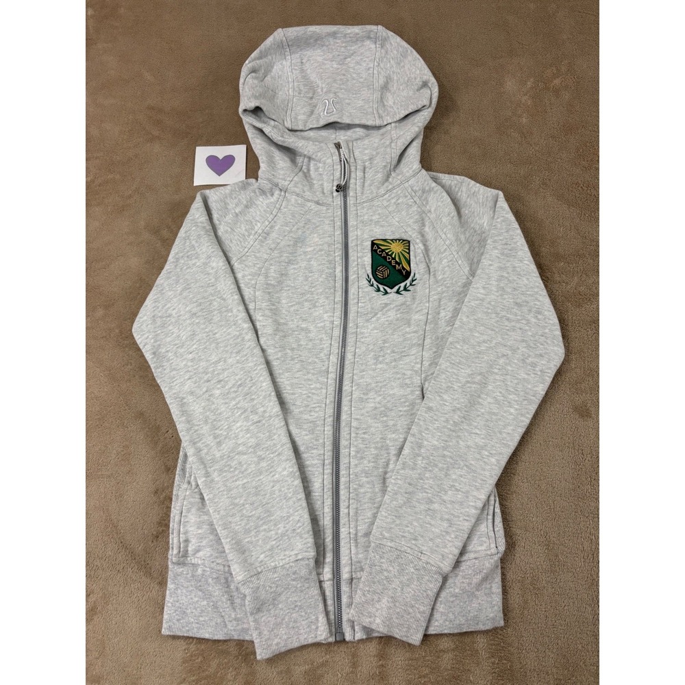 Lululemon Scuba Hoodie Light Cotton Fleece Jacket Women's 4 Volleyball full zip